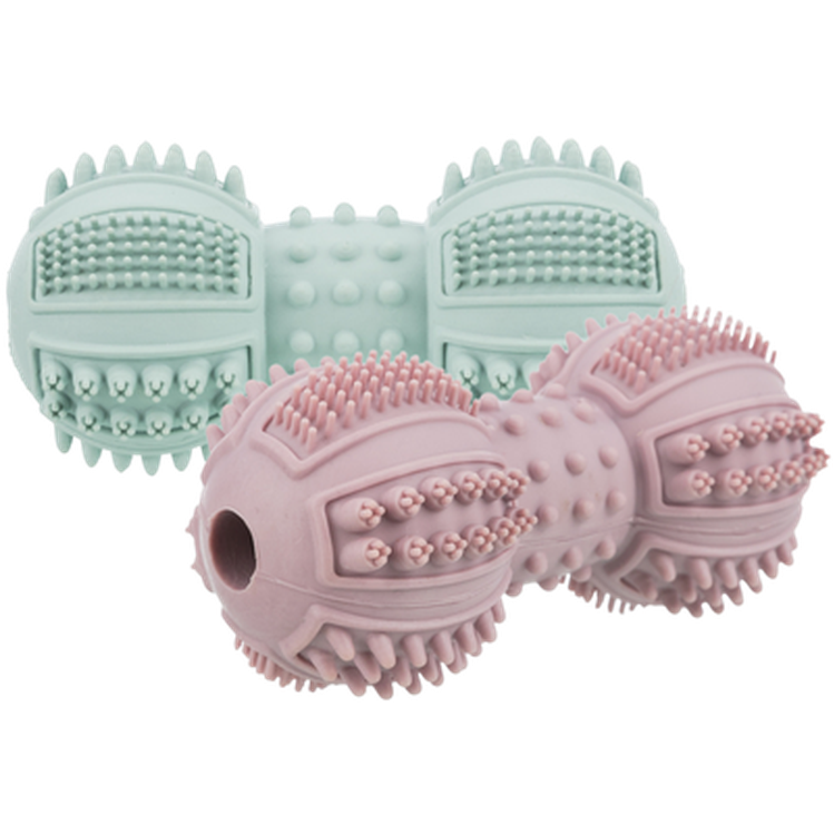 Junior Dumbbell Natural Rubber Various Colours Mix 9 cm