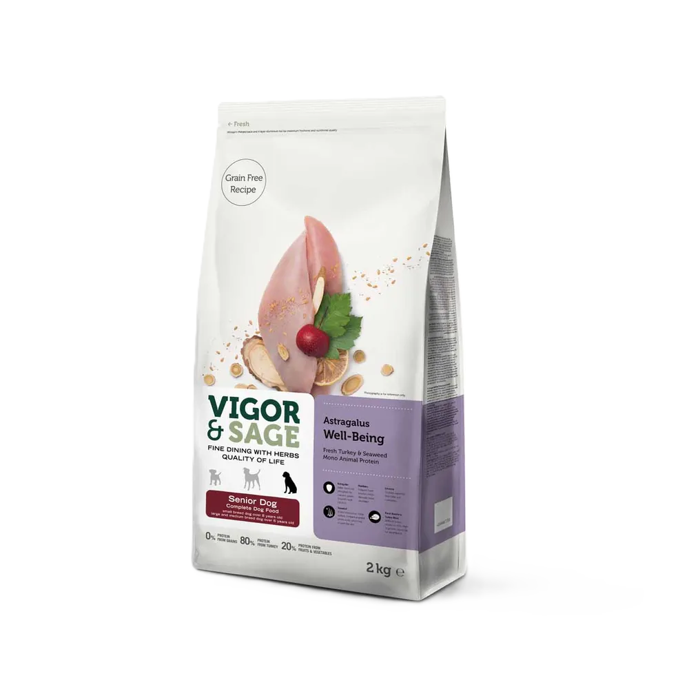 Vigor and Sage Well-Being Astragalus Senior Dog