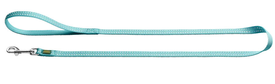 Hunter Leash Tripoli Mini Reflective Nylon Light-Blue 10/140