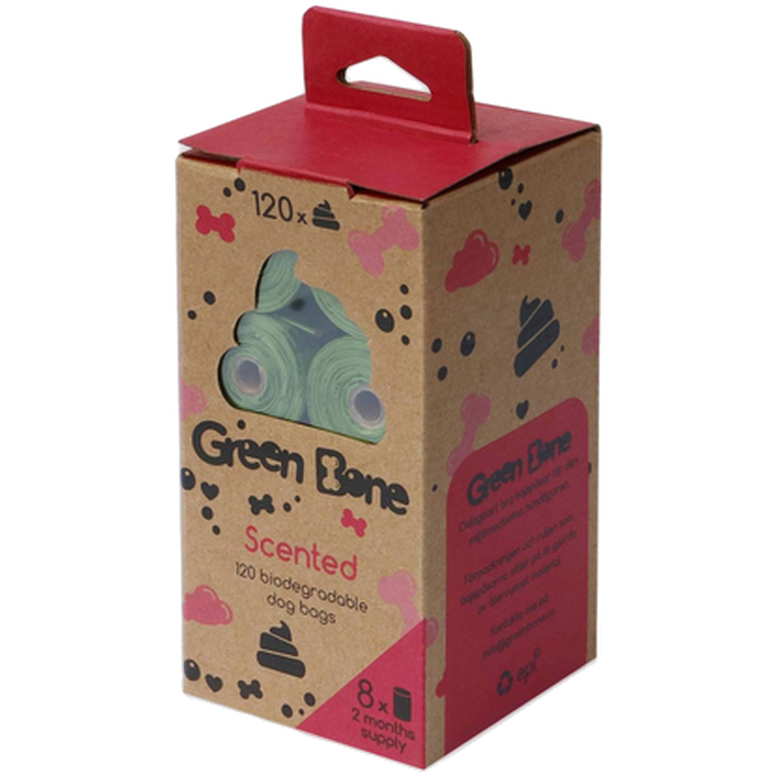 Green Bone - Refill Scented Forest Berries - Hundbajspåsar 15 påsar - Hund - ZOO.se