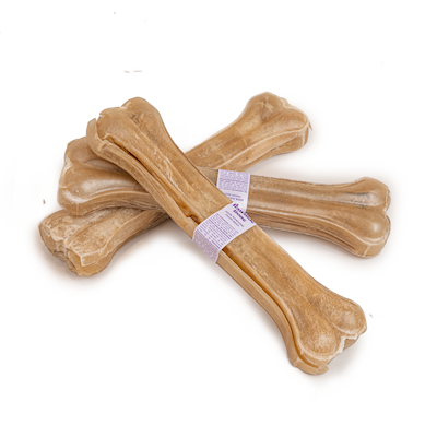 Preview of My Favourite Dog Pressed Rawhide chew Bone - Natural 26 cm