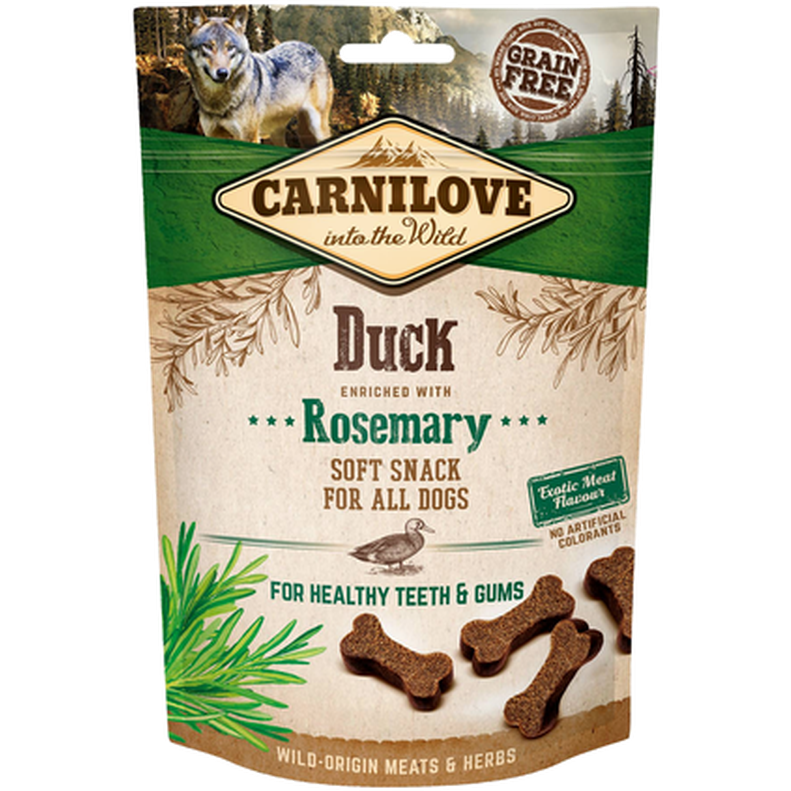 Dog Semi Moist Snack Duck & Rosemary 200 g