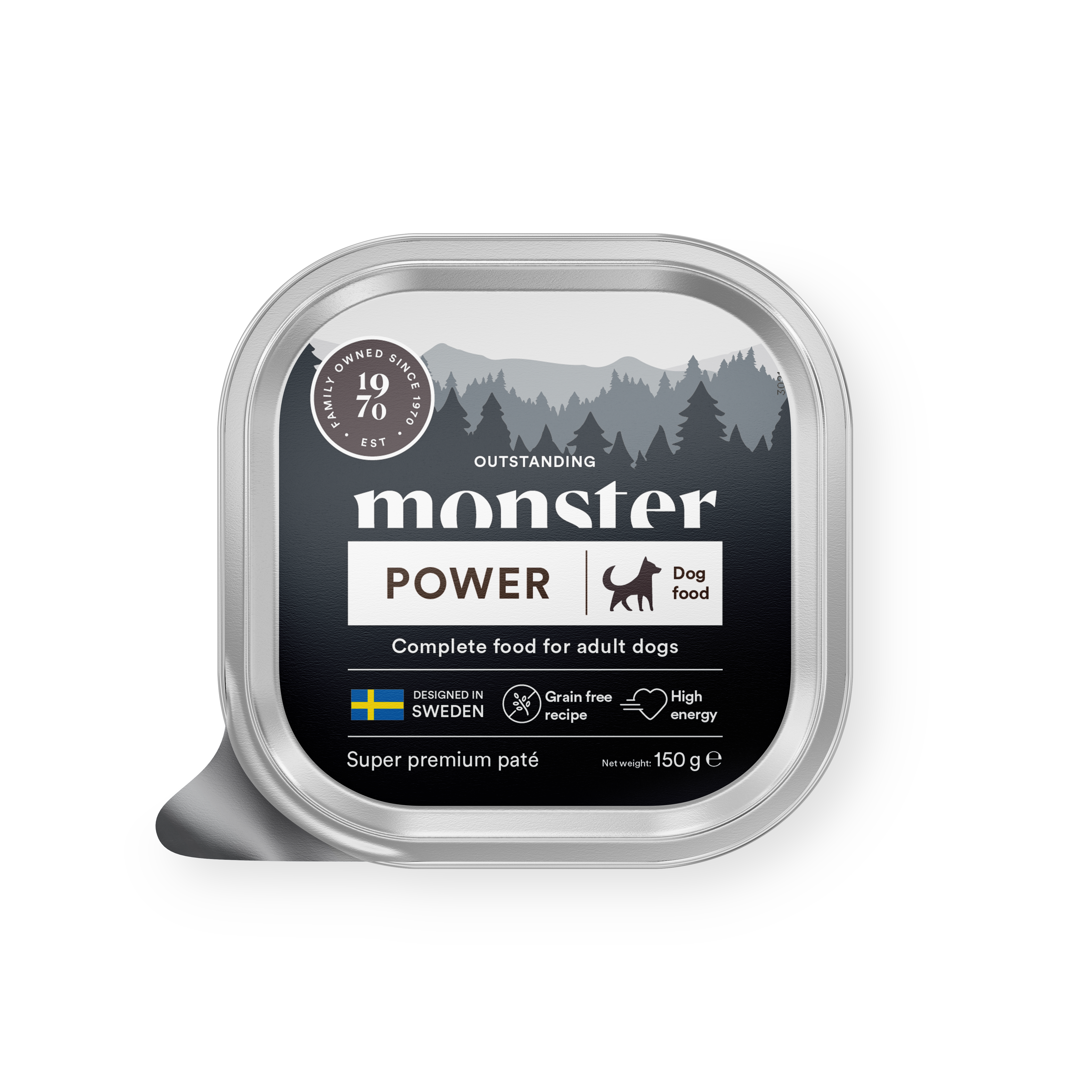 Monster Pet Food Dog Power Paté Tray