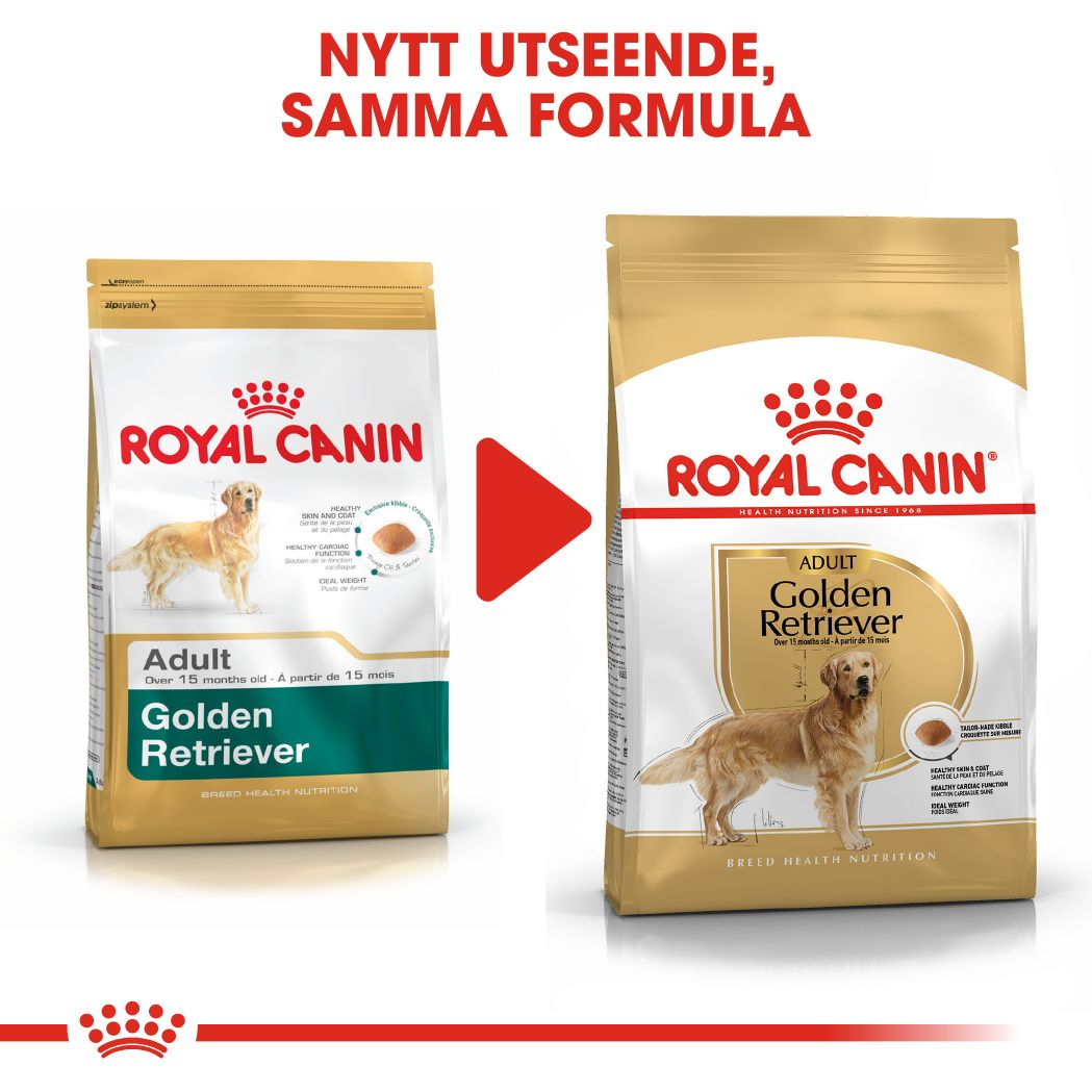 Royal Canin Golden Retriever Adult Torrfoder för hund 12 kg | ZOO.se
