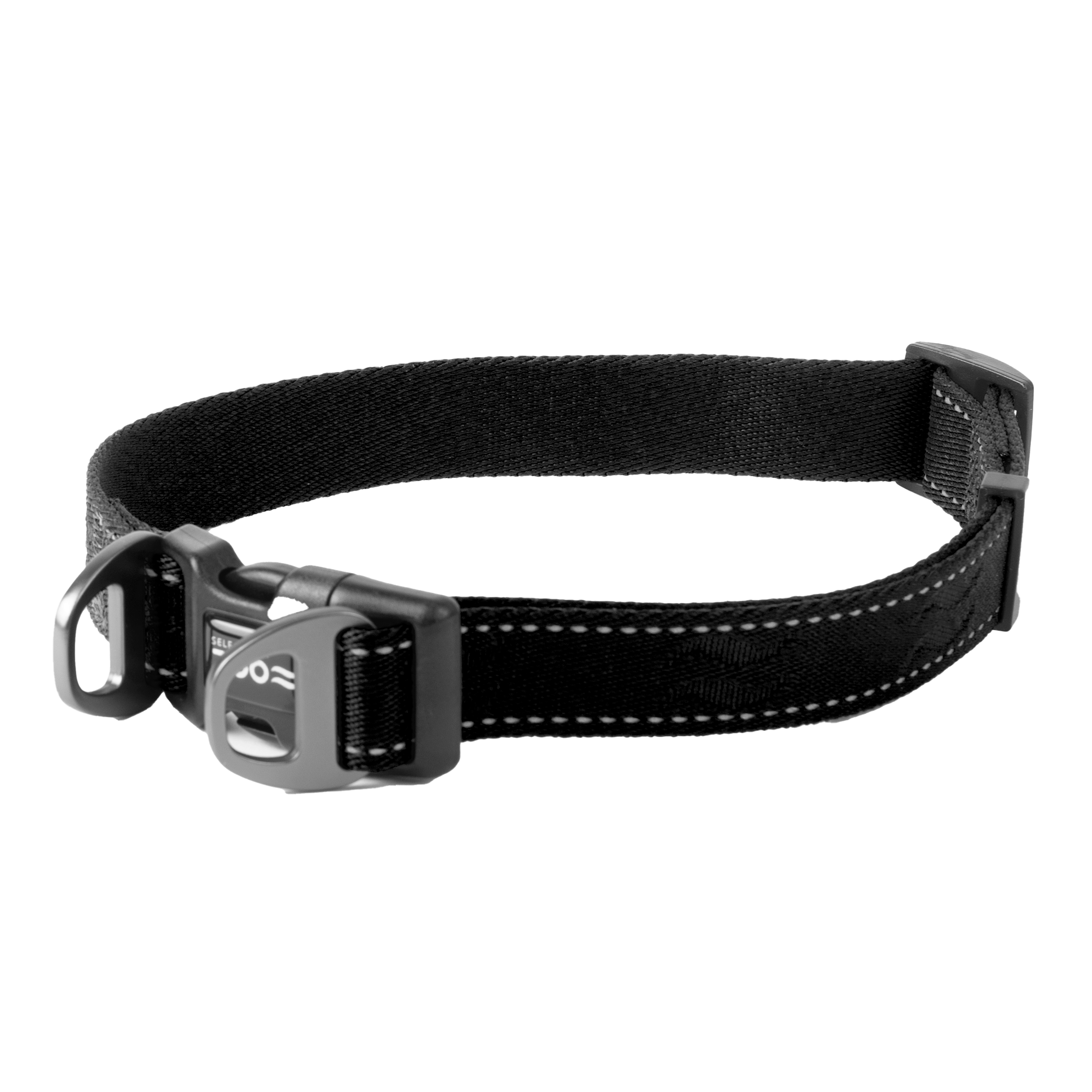 Selected by ZOO - Hundhalsband Rufus ställbart, 25mmx38-66cm, Svart - Hund - Hund - ZOO.se