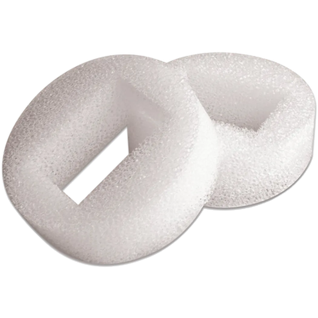 360 Plastic Fountain Replacement Foam Filter White 2-pack
