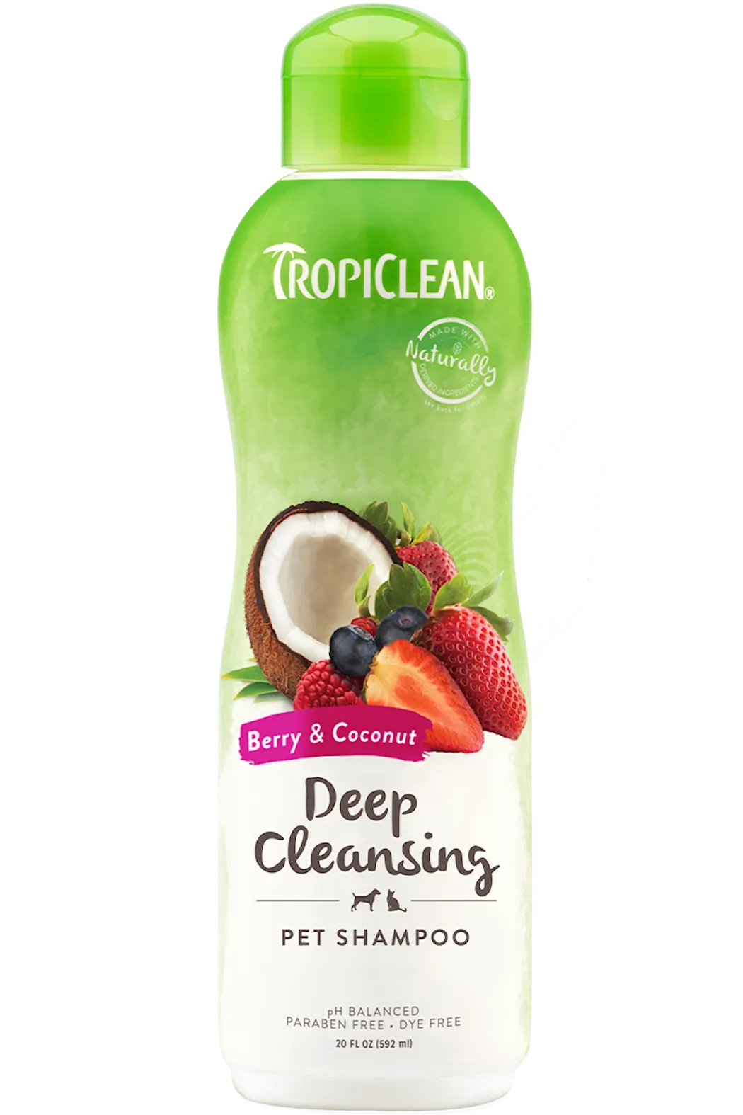 TropiClean Berry & Coconut Deep Cleansing Shampoo for Pets 355 ml