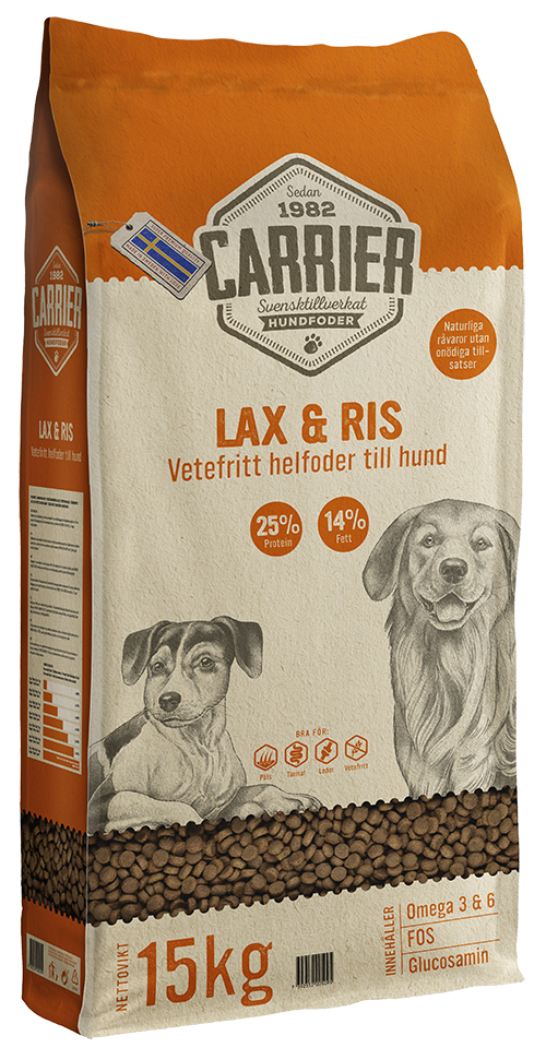 Carrier - Lax & Ris 15 kg - Hund - Hundmat & hundfoder - Torrfoder för hund - ZOO.se