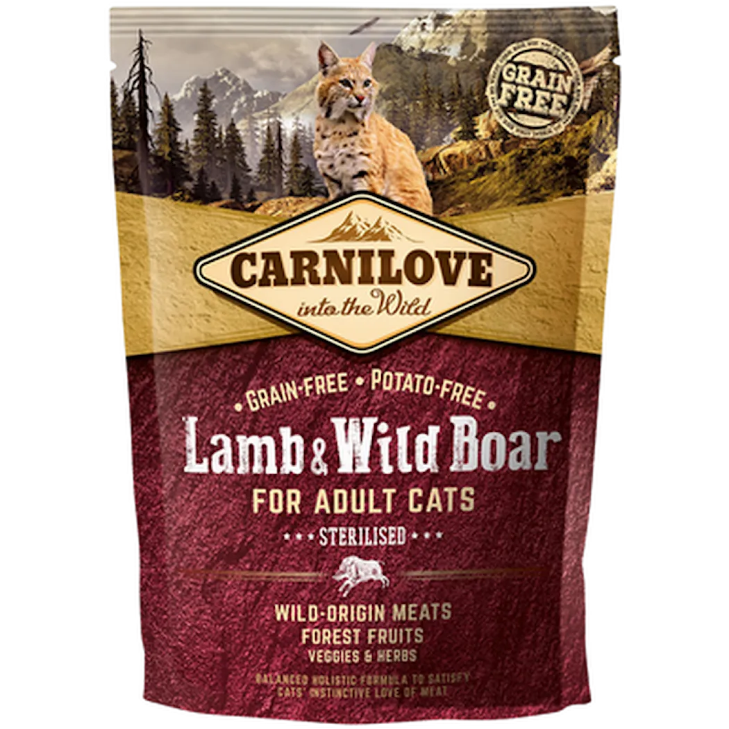 Carnilove Cat Lamb & Wild Boar for Sterilised
