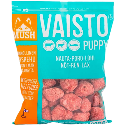 Preview of Mush Vaisto Puppy Nöt - Ren - Lax Isblå 800 g - Köttbullar