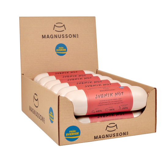 Magnussons - Svensk Nöt - 650g x 12 st - Hund - Hundmat & hundfoder - Våtmat & Våtfoder för hund - ZOO.se