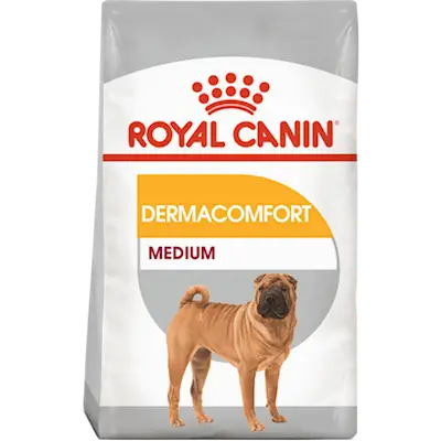 Dermacomfort Adult Medium Torrfoder för hund