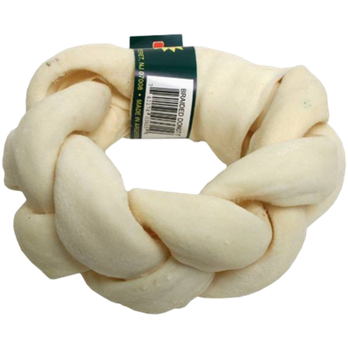 Bravo - Flätad tuggring Natural 15 cm - Hund - Hundgodis - Tuggringar & Tuggchips - ZOO.se