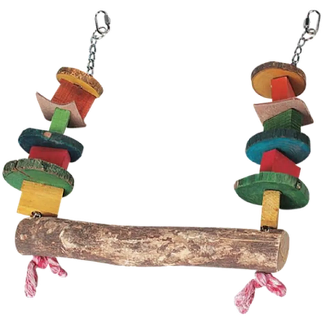 Flamingo Parrot Swing with Beads Multicolored 1 st
