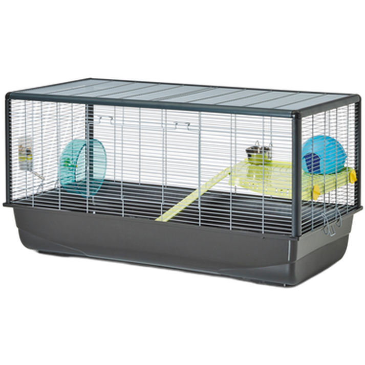 Savic - Hamster Plaza Knock Down 100x50x50cm Grå - Pieneläimet - Häkit ja kuljetusvälineet
