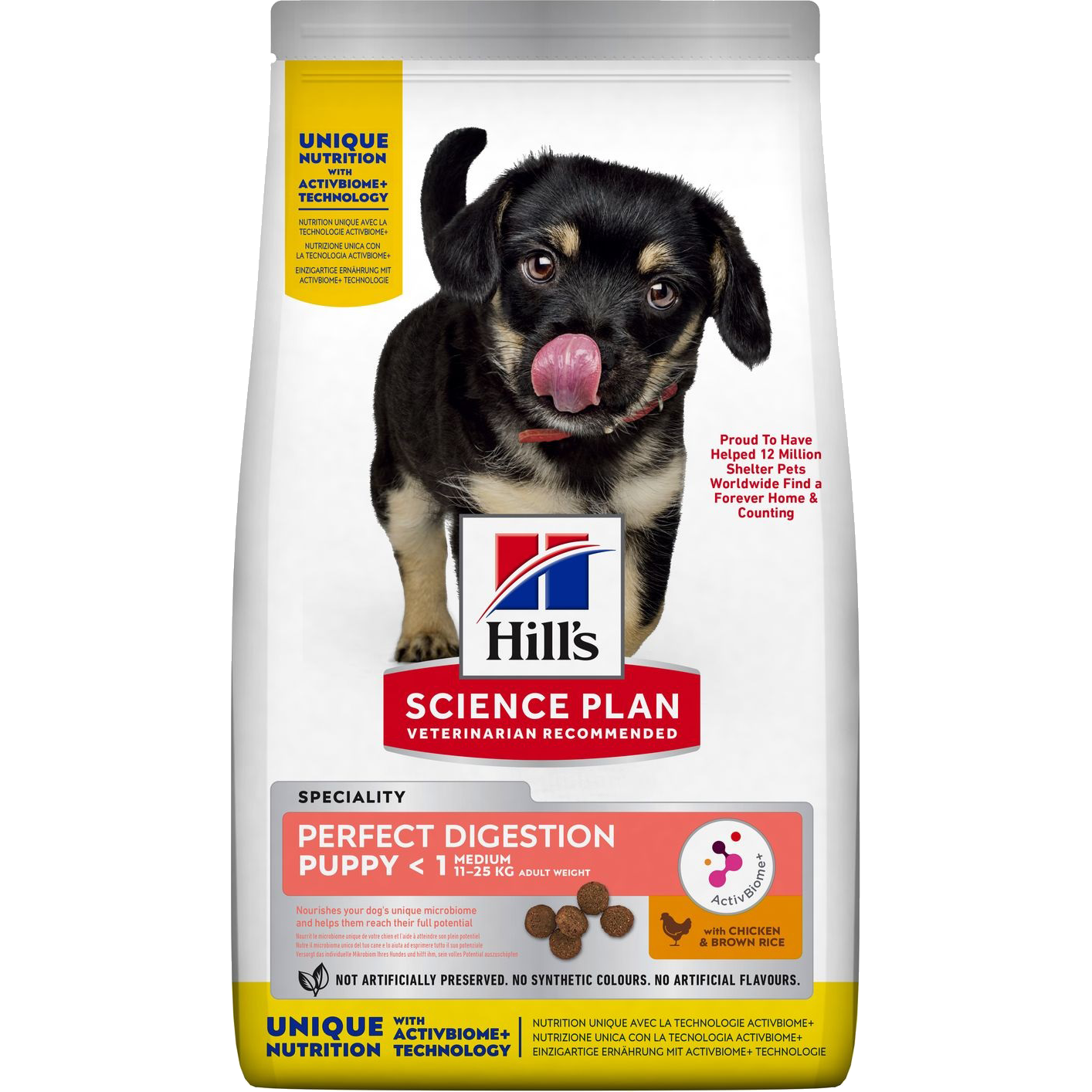 Hills Science Plan - Puppy Digestion Medium Chicken & Rice 14 kg - Hund - Hundefôr & hundemat - Tørrfôr for hund - ZOO.no