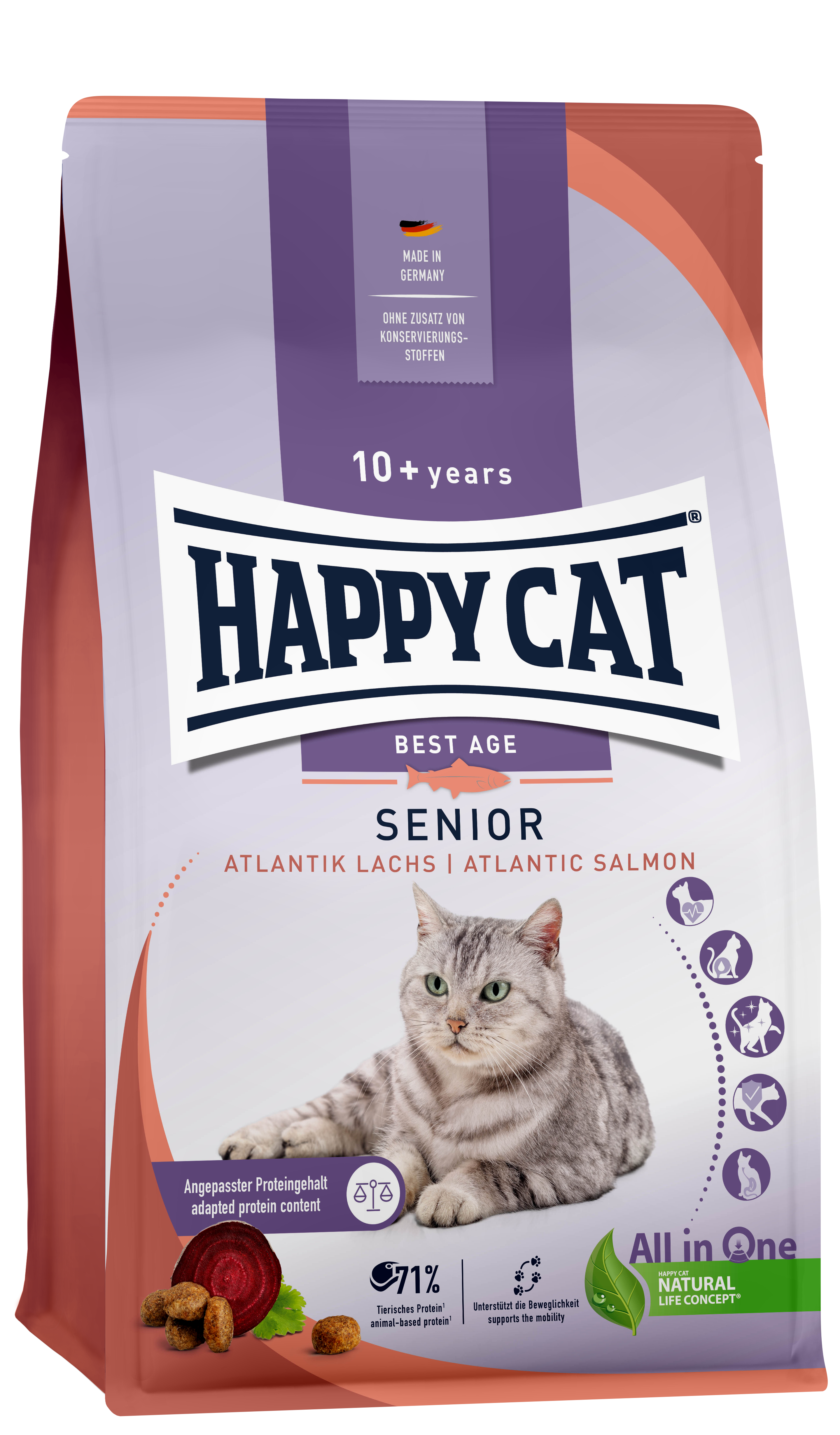 Happy Cat - Senior Culinary Atlantic Salmon 4 kg - Katt - Kattfoder & kattmat - ZOO.se