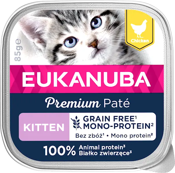 Cat Grain Free Kitten Chicken Paté Mono 85 g