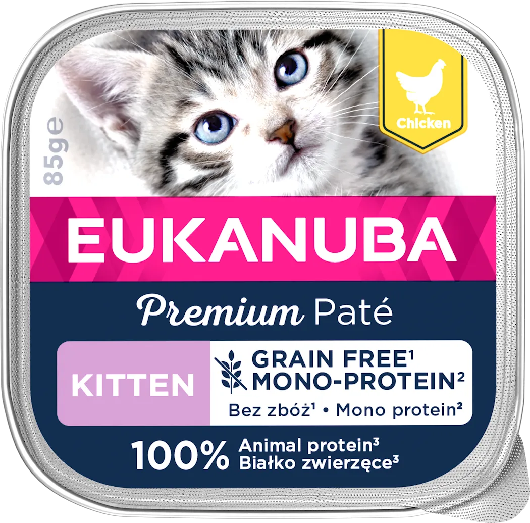 Eukanuba Cat Grain Free Kitten Chicken Paté Mono