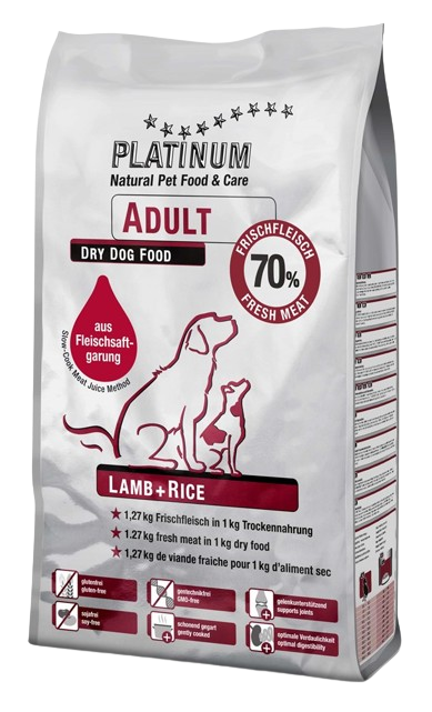 Platinum - Adult Lamb+Rice 1,5 kg - Hund - Hundmat & hundfoder - Torrfoder för hund - ZOO.se