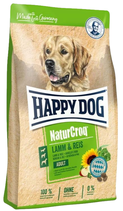 Happy Dog - NaturCroq Lamm & Ris 11 kg - Hund - Hundmat & hundfoder - Torrfoder för hund - ZOO.se