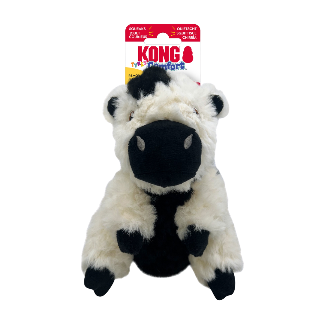 Kong Kong Hundleksak Comfort Tykes Cow S
