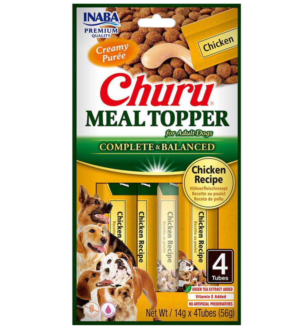 Churu - Dog Meal Topper Chicken 4 st - Hund - Hundgodis - Träningsgodis & belöningsgodis - ZOO.se