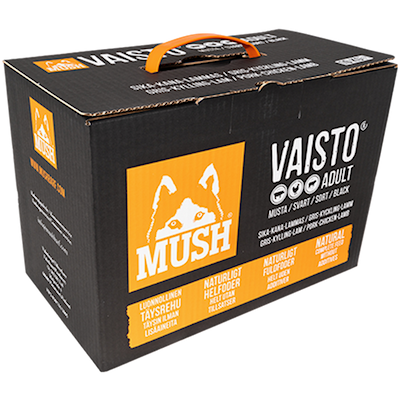 Preview of Mush Vaisto Gris - Kyckling - Lamm Svart 10 kg - Block