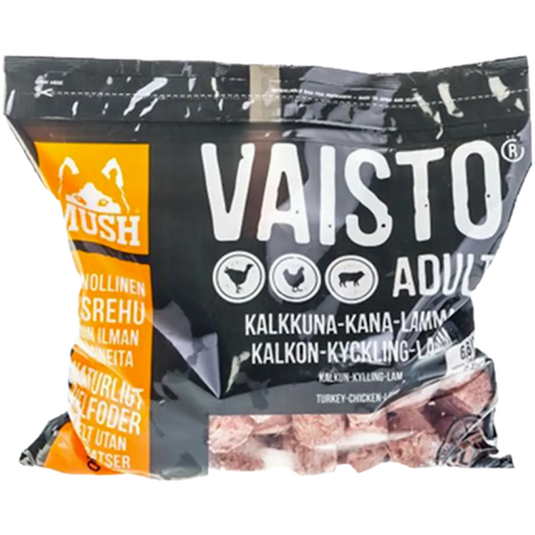 Mush Vaisto Kyckling-Kalkon-Lamm Grå 3 kg
