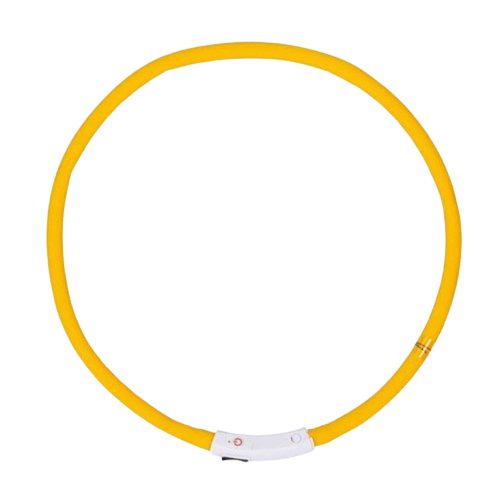 Led Halsbånd Gul 70 Cm