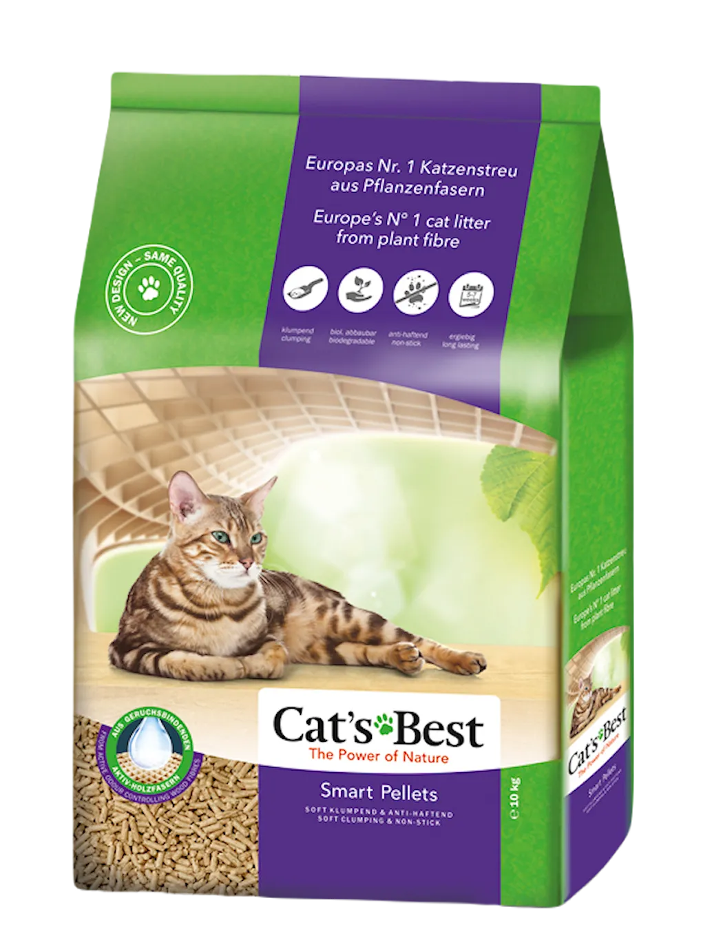 Cat's Best Smart 20 L/10 kg Til langhårede katter