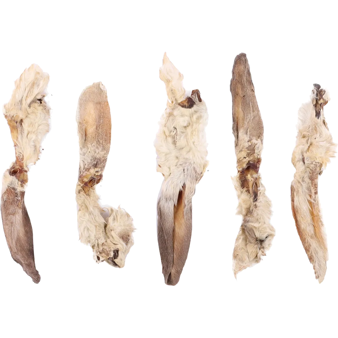 Flamingo - Dog Nature Snack Rabbit Ears with Fur 200g - Hund - Hundgodis - ZOO.se