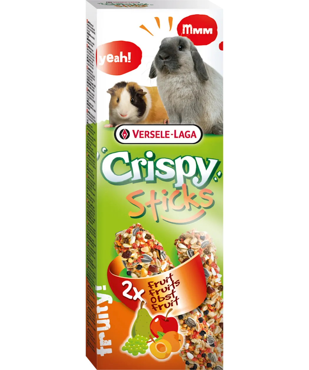 CrispySticks Rabbit-GuineaPig Fruit 2-pack