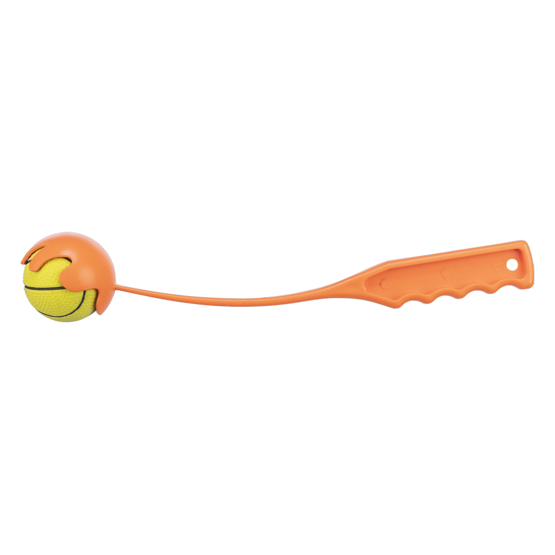 Trixie Hundleksak Bollslunga med Boll Flytande Orange/Lime 30 cm - Hund - Hundleksaker & Spel - Bollar för hundlek - Trixie - ZOO.se