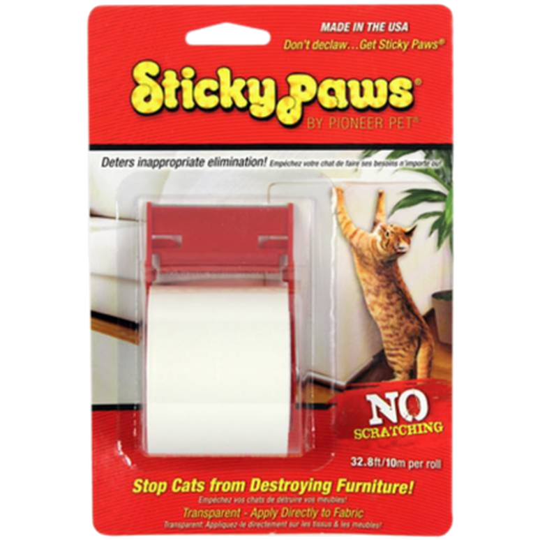 Sticky Paws - Sticky Paws Strips on a Roll - Antiklösstrips för Katt 10 m - Katt - ZOO.se