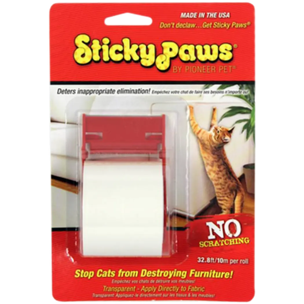 Sticky Paws Sticky Paws Strips on a Roll - Antiklösstrips för Katt 10 m