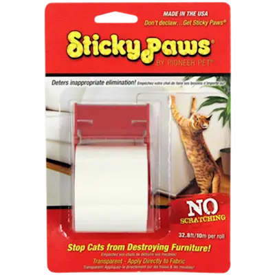 Sticky Paws Strips on a Roll - Antiklösstrips för Katt