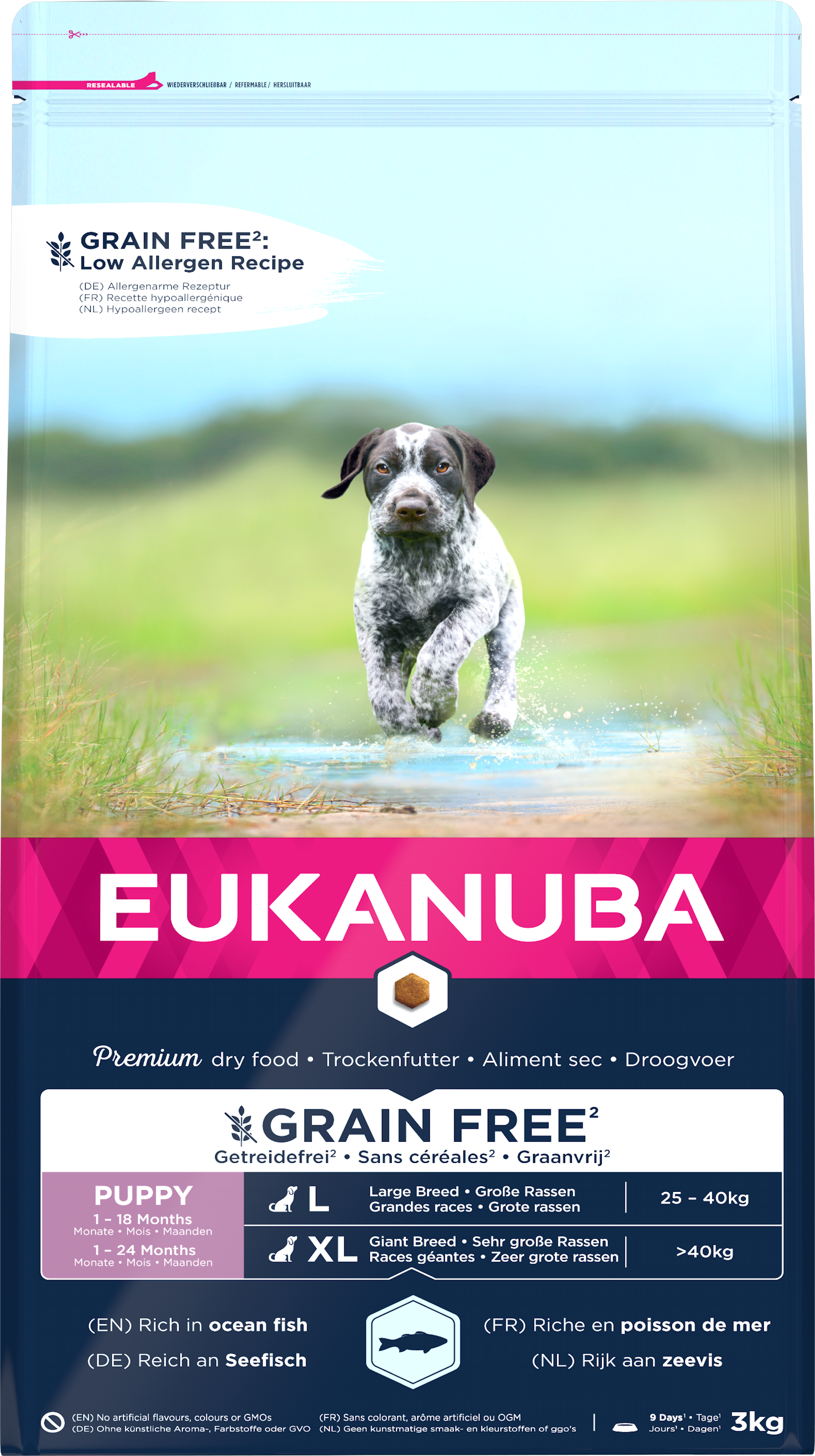 Eukanuba Puppy & Junior Large Grainfree Ocean Fish