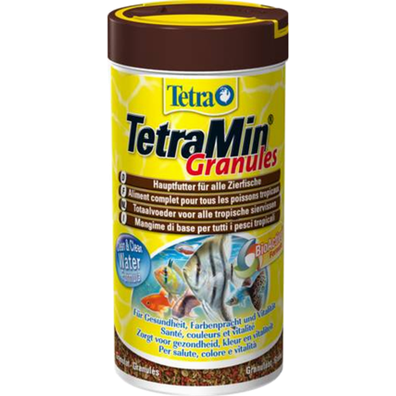 Tetra - TetraMin Granulat 250ml - Akvaristik - Fiskfoder & Fiskmat - Granulatfoder för fisk - ZOO.se