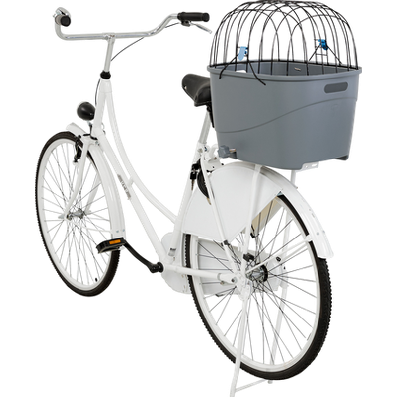 Trixie - Bicycle Basket For Bike Racks Plastic/Metal Gray 36 x 47 x 46 cm - Hund - ZOO.se