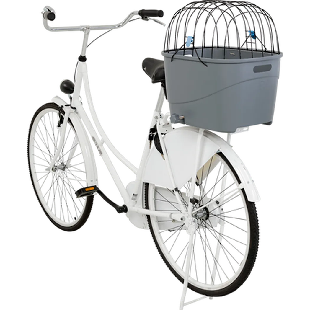 Bicycle Basket For Bike Racks Plastic/Metal Gray 36 x 47 x 46 cm