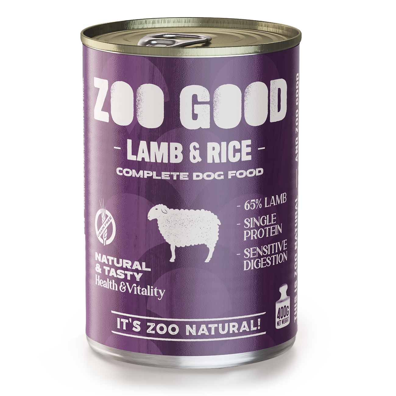 ZOO GOOD - Adult Lamb & Rice 400 g - Hund - Hundefôr & hundemat - Våtfôr & våtmat - ZOO.no