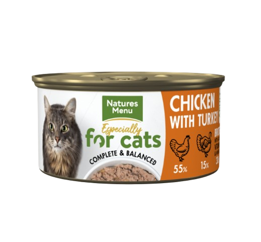 Natures menu - Katt Våtfor Kylling Og Kalkun 85 g - Katt - Kattefôr & kattemat - Våtfôr og våtmat - ZOO.no