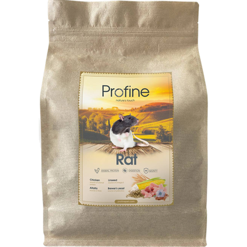 Profine - Dyr Rotte 1,5 kg - - Tinybuddy.no