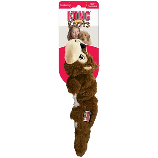 Scrunch Knots Squirrel Dog Toy Medium/Large 36x10x6cm