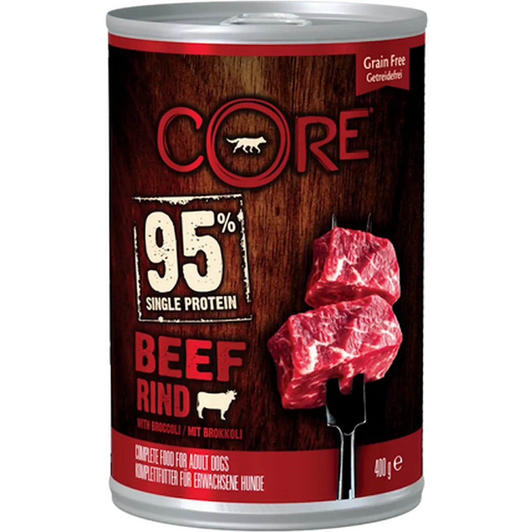 CORE Petfood Dog Adult 95 % Single Protein Beef 
​