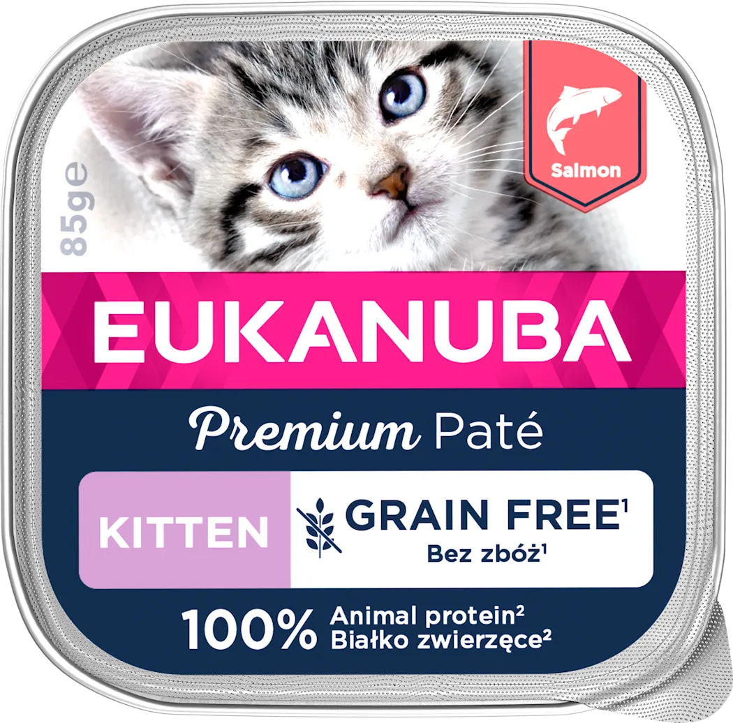 Eukanuba Cat Grain Free Kitten Salmon Paté