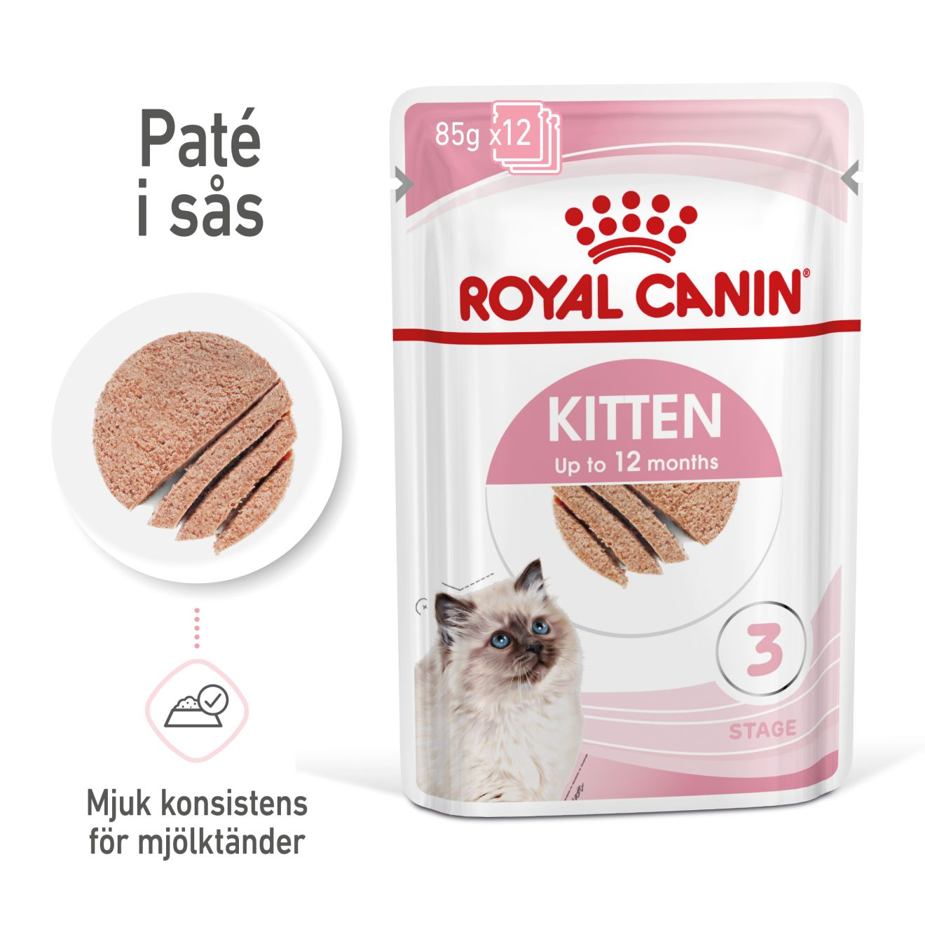 Kitten Loaf Våtfoder för kattunge 85 g x 12 st