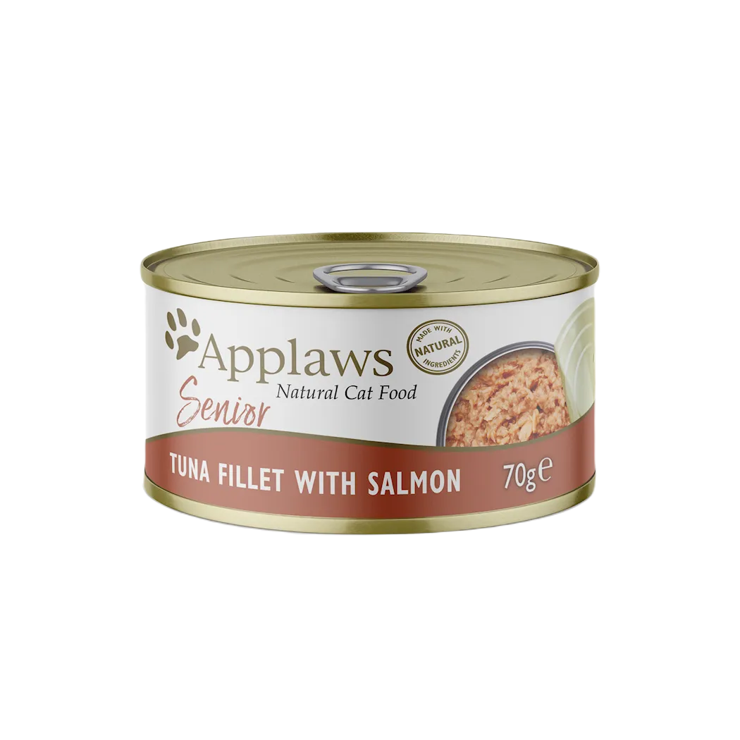 Applaws Cat Tins Tuna Fillet & Salmon Senior 70 g