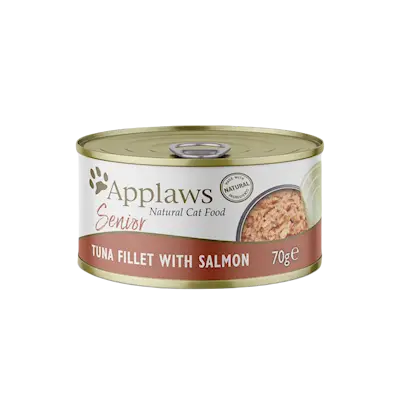 Cat Tins Tuna Fillet & Salmon Senior